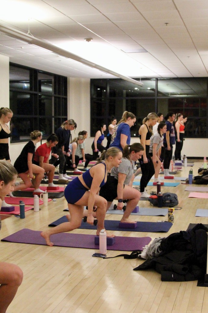 Students sculpt and spin their way to fitness goals